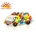 معدات ملعب السيارات في الهواء الطلق الملونة للأطفال