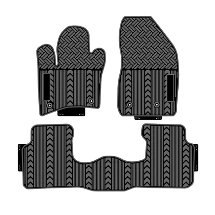 All Weather Odorless Latex FIAT TORO Interior Floor Mat