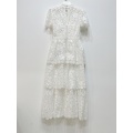 Women's white lace dress