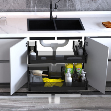 Stainless Steel Pull Out Wire Basket for Kitchen and Wardrobe