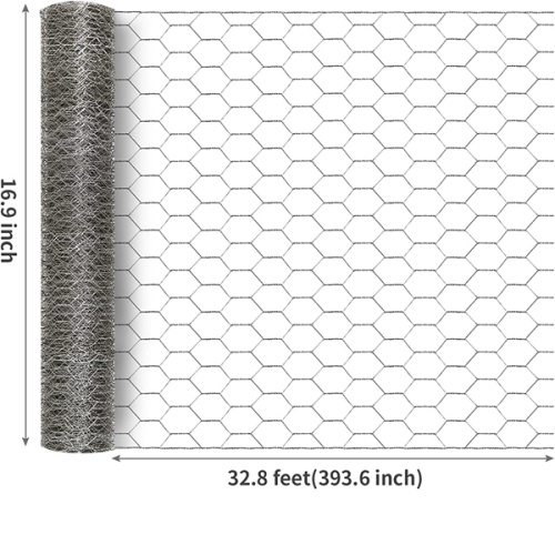 6 -Fuß -Hühnchen -Eisen -Draht -Maschen -verzinktes hexagonales Drahtnetz