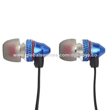 In-ear stereo earphones with mic and volume controller also for iPhone and HTC