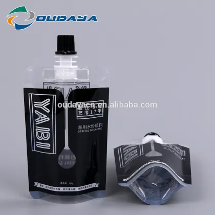 Customized Printing Packaging Pouch For Liquid Art Gouache