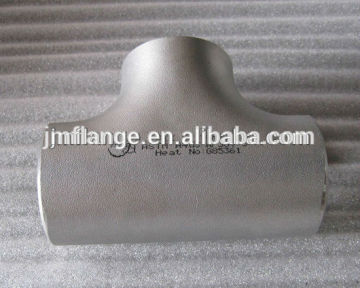 304 316 stainless steel pipe fitting reducing/equal tee