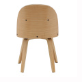  CN Restaurant Upholstered Nordic Elegant Dinning Wood Chair Supplier