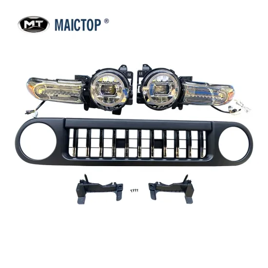 MAICTOP LED Headlight Front Bumper for FJ Cruiser 2007-2015