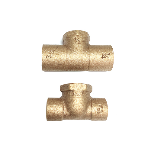 Casting C83600 bronze tee coupling