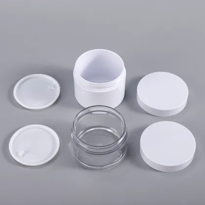 Pet Plastic Jar Packaging for Lotion Cream