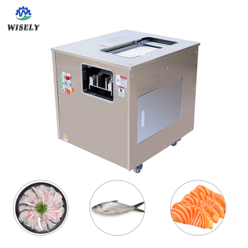 Máquina de fatia de peixe comercial - Máquina de corte de filete oblíqua