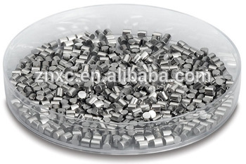 pure 6*6 mm evaporation material high Purity 99.99% Fe Iron granule