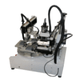 Máquina de impressão de tela de mesa com robô