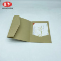 Wholesale Pearl Paper Card Holder Custom Envelope Folder