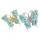 Amazonalite Butterfly Decoration Healing Crystal Chip Beads Ornament Home Decor Gifts