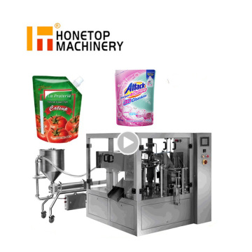 High Quality Automatic Pouch Liquid Laundry Detergent Filling and Packaging Machine