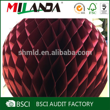 wholesale eco-friendly honeycomb ball for christmas