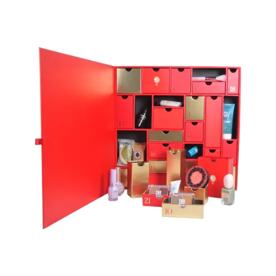 Makeup Packaging Holiday Custom Valentine Advent Calender