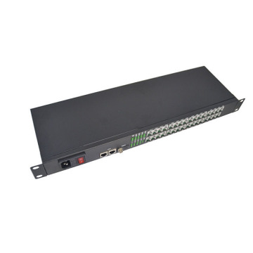 Yunvo Factory Price 32CH Telephone to Fiber Optic Converter - PCM Voice over 20km FC/SC