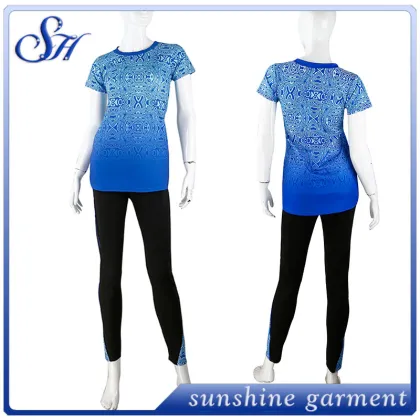 Newest style Training & Jogging Wear sports track suits printed wear 2016