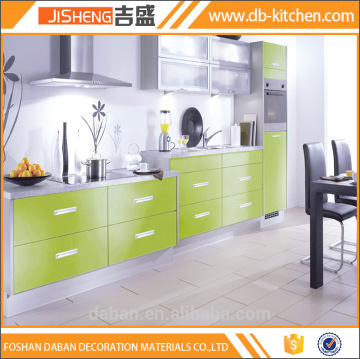 High glossy customized popular uv mdf kitchen
