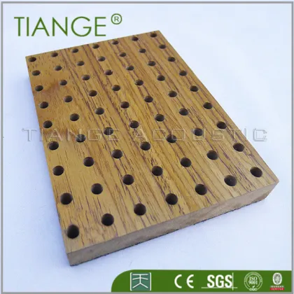 mdf wall board perforated acoustic sound absorbing panel