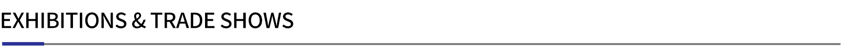 EXHIBITIONS & TRADE SHOWS