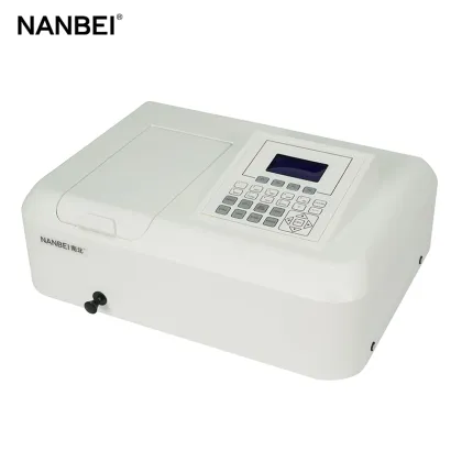 semi automatic uv visible spectrophotometer for chemistry lab