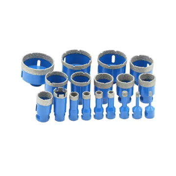 Comoware 246 Pcs Drill Bit Set for Concrete, Ceramic, and Stone - Quick Hole Saw Kit