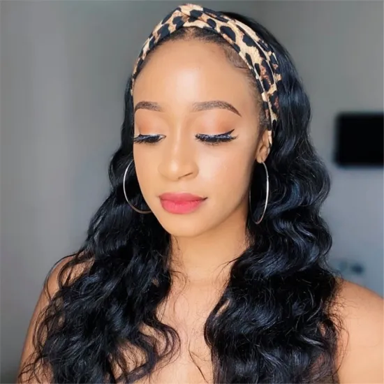 Loose Deep Wave Headband Wig 30 Inch Headband Wig Human Hair Wigs For Black Woman Brazilian Hair