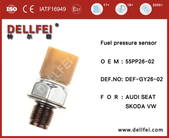 Fuel Rail Pressure Sensor 55PP26-02 for AUDI,SEAT,SKODA,VW