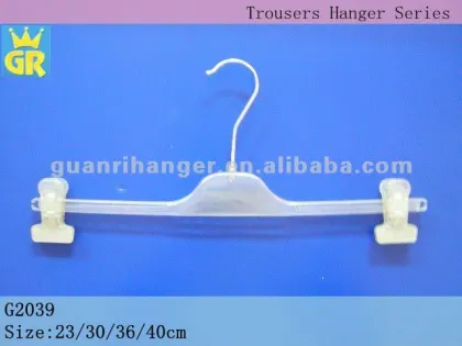 Plastic trousers & skirt hanger bottom hangers G2039