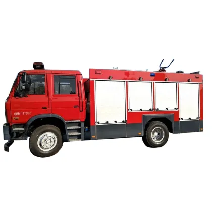 man firefighter granahe for fire truck