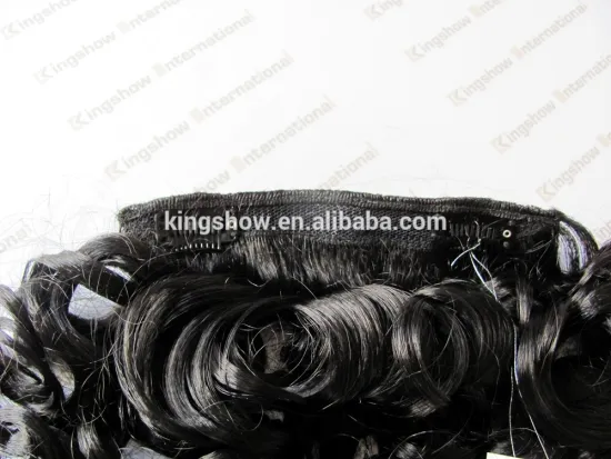 2016 china hot selling clip in hair extension