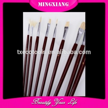 24pcs Professional bristles hair wood handle art painting brush