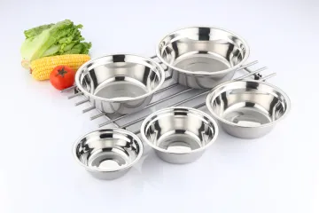 Stainless Steel Polished Round Soup Basin