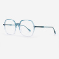 Hexagonal Acetate Women's Optical Frames 23A3083