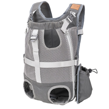 Adjustable Dog Carrier Backpack with Legs Out Harness for Travelling