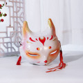Meia máscara de raposa japonesa chinesa