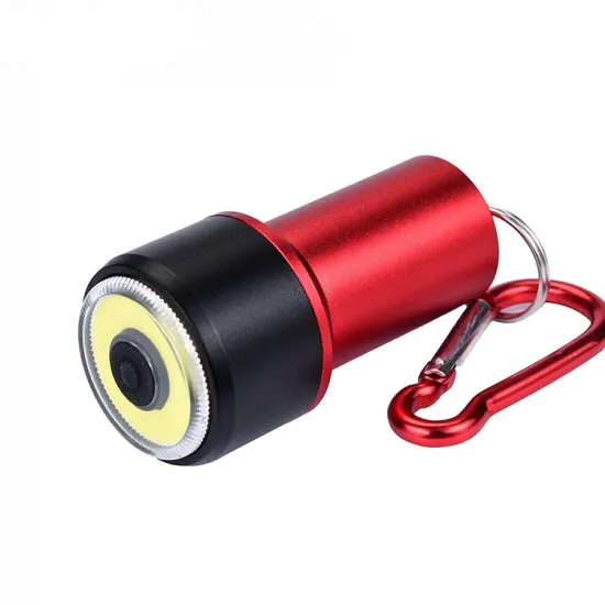 Portable Aluminum Alloy Mini LED COB Keychain Light: Compact and Bright Illumination Solution