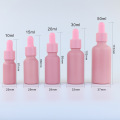 30 ml leere matte rosa flüssige Serum -Tropfenflaschen