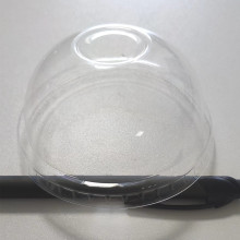 10-20 onças de copo frio claro com tampa da cúpula