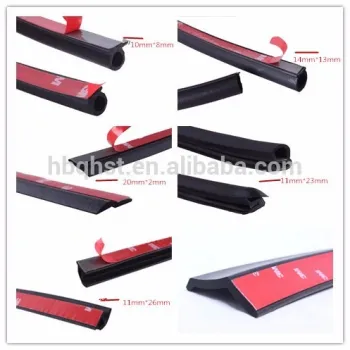 EPDM sponge foam strips/3M tape adhesive EPDM foam strip/self adhesive car door seal