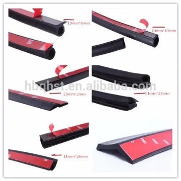 EPDM sponge foam strips/3M tape adhesive EPDM foam strip/self adhesive car door seal