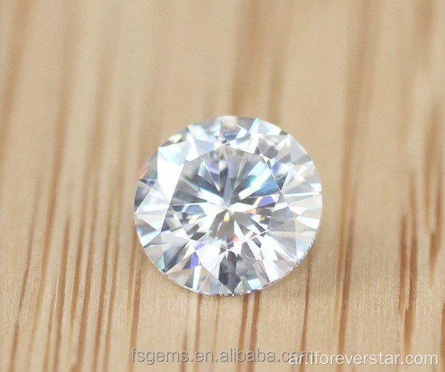 1Ct D Color VVS فضفاضة مويسانيت أبيض الماس