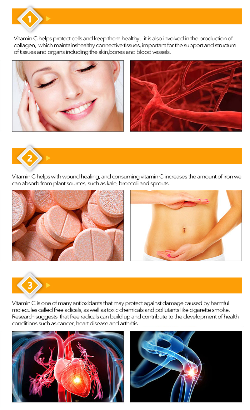 OEM/ODM Factory Supplier Healthcare Supplement Support Immunity Vitamin C Effervescent Tablets