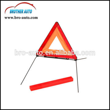 Good price plastic ABS red color reflective Car Warning Triangle with metal leg car triangle warning sign