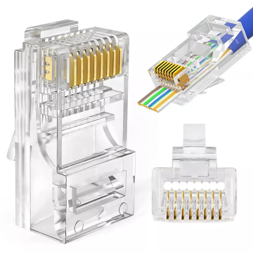 2024 MX-STAR Factory Price 8P8C RJ45 Connectors for Cat5e Cat6 Networks