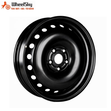Wheelsky 725601B-R14 17 Inch Steel Spare Wheel Rim - Black or Silver