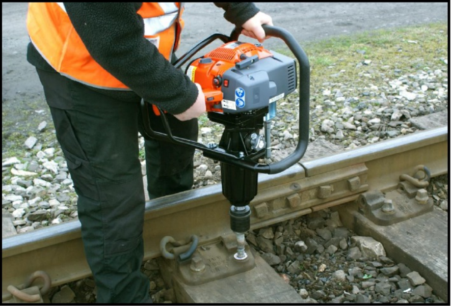 Llave de perno especial de ferrocarril