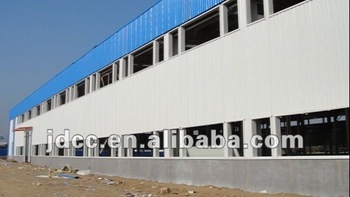 light steel structure warehouse with insulation and strong seismic and wind resistance