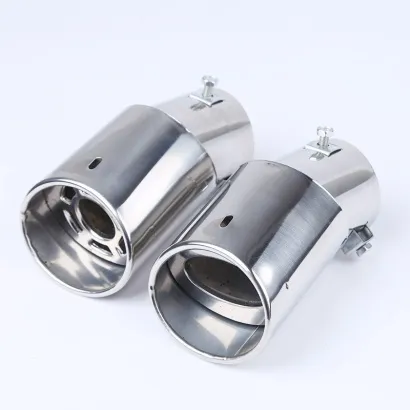 Customizable Chinese Factory Stainless Steel Exhaust Pipe and Muffler Tail Throat Auto Parts